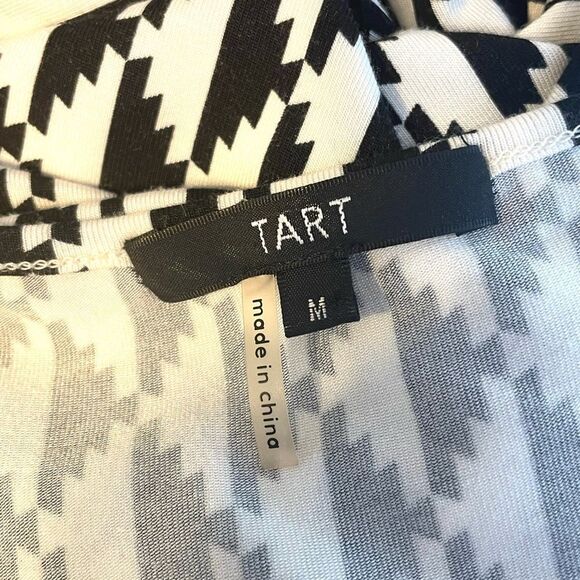 Tart Maxi Dress Long Sleeves Geometric Print M - Picture 3 of 7